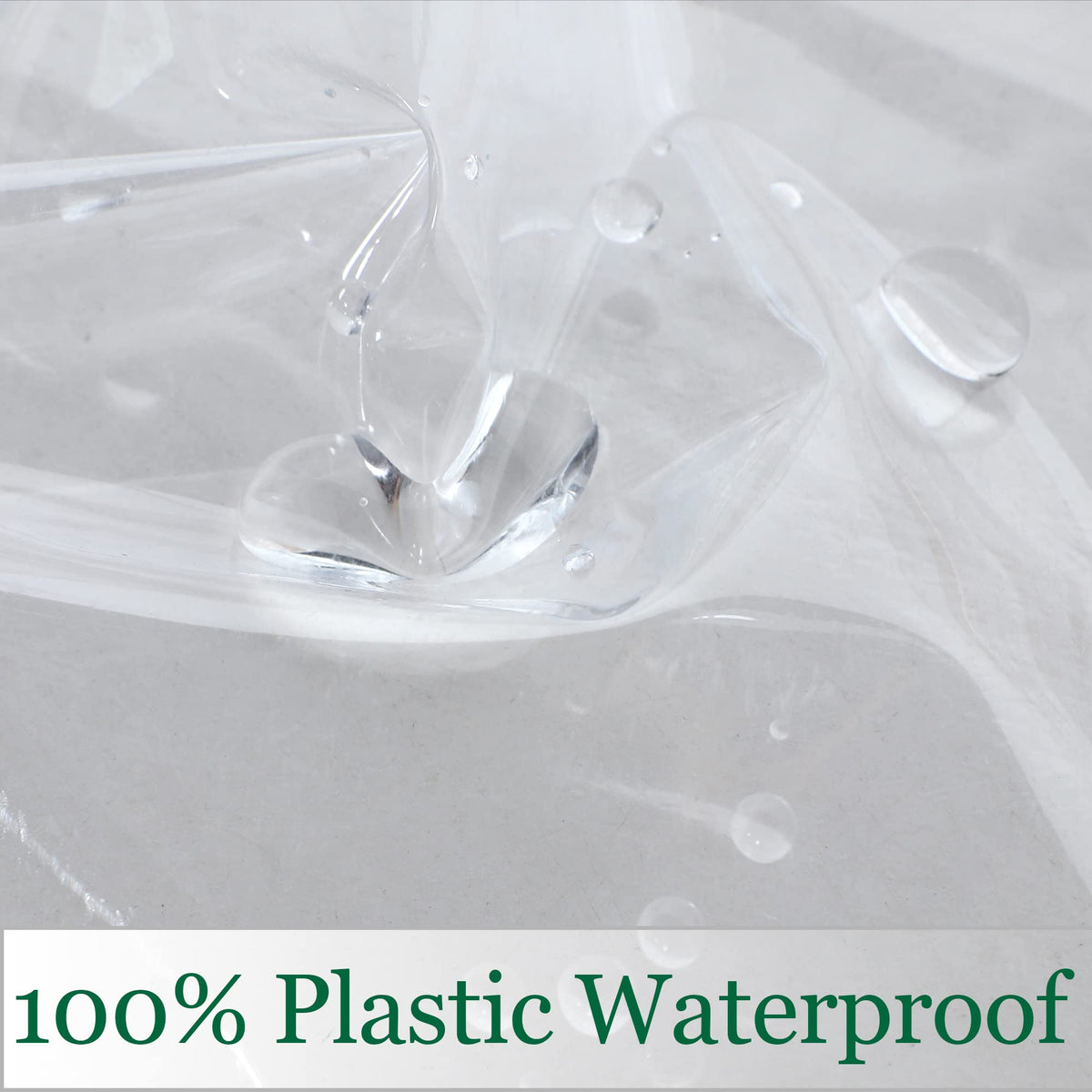 Obstal clear tablecloth offers oil-proof and stain-resistant protection