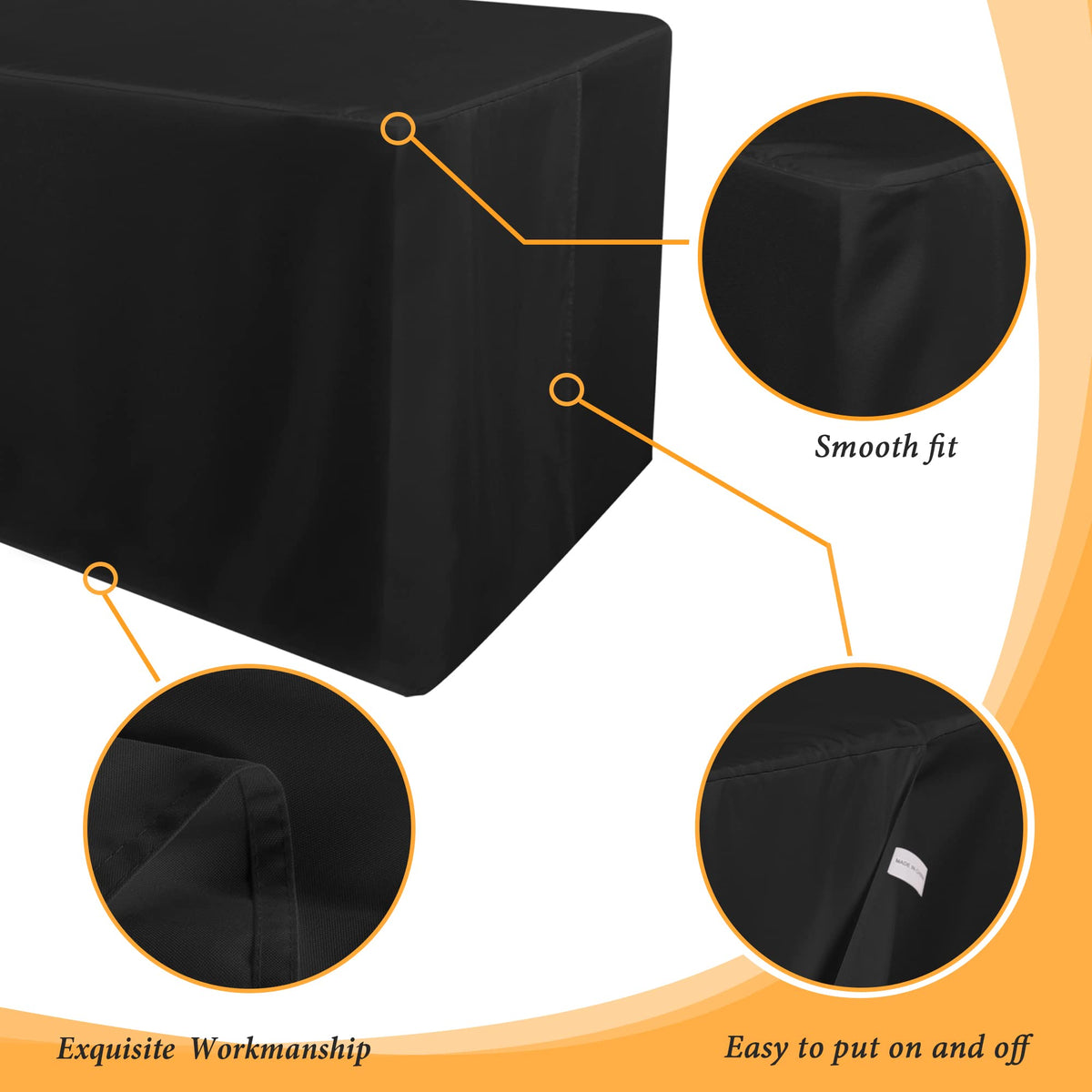 Obstal fitted edge detail highlighting a neat, secure fit.