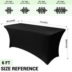 Obstal machine-washable cold-water tablecloth for easy reuse.