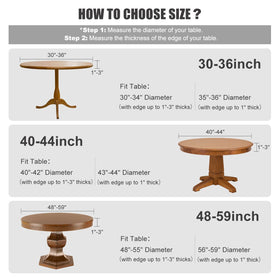 Obstal reversible round tablecloth side A closeup demonstrating two look options