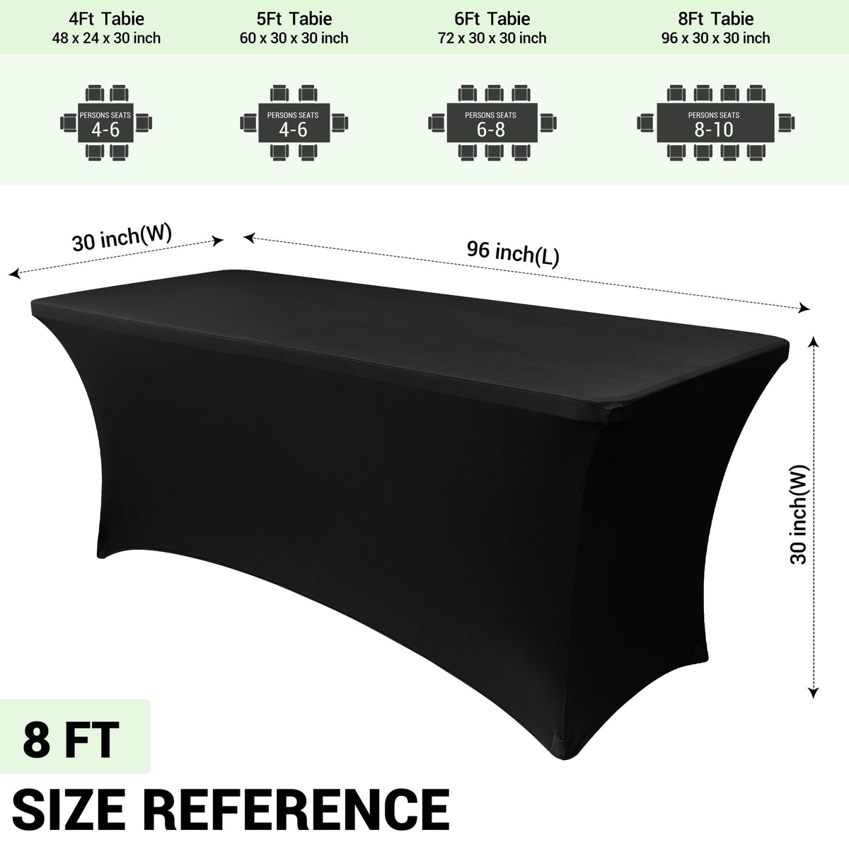 Obstal stain and wrinkle resistance keeps tables tidy at events