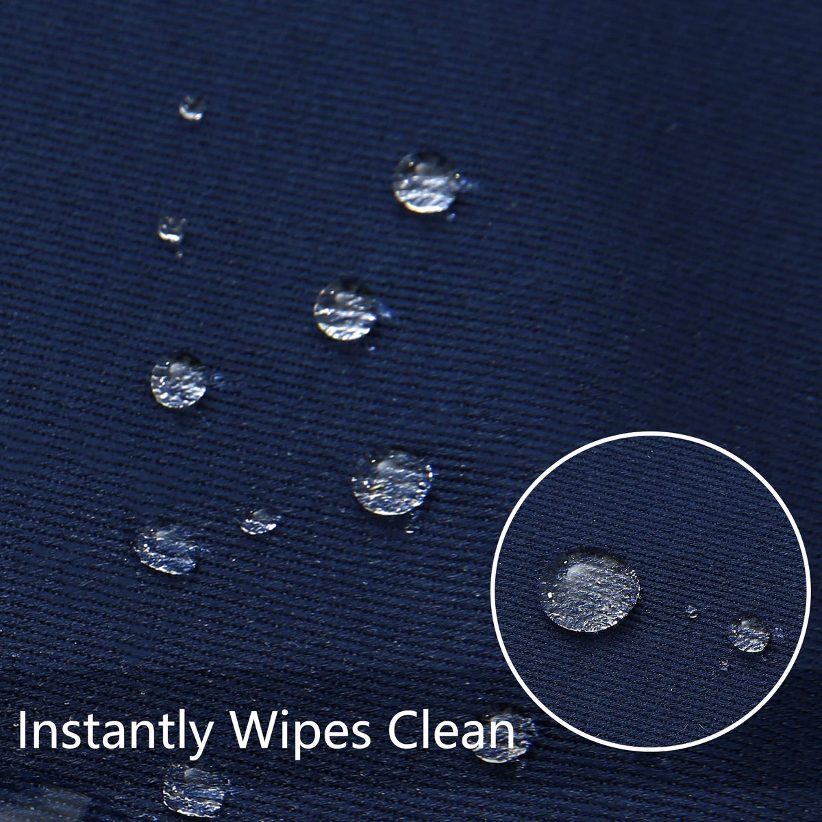 Obstal tablecloth with stain-proof and scratch-resistant finish on table