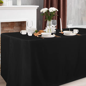 Close-up of Obstal waterproof, stain-resistant fabric for table coverage.