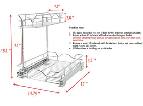 OCG reversible design fits left or right cabinet setups.