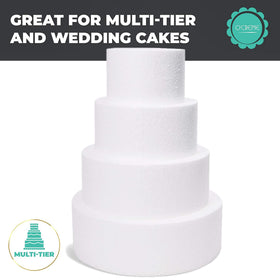 O'CREME wacky 8-inch dummy cake display sparks creative sugar art.