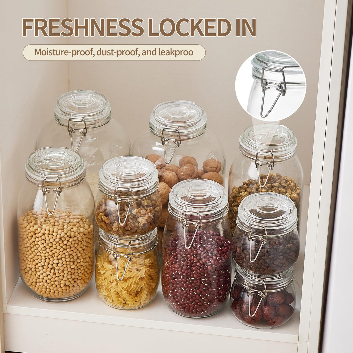 ODBCYWM jars ideal for jams, sauces, and preserved vegetables.