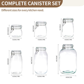 ODBCYWM Decorative storage jars blend function with kitchen décor.