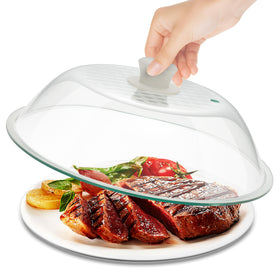 OEC lighter-weight tempered glass cover for easy handling on a 10-inch plate.