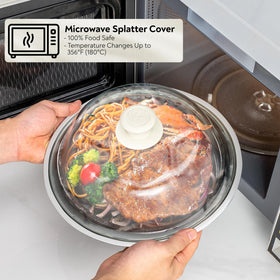 OEC 11.5-inch option covers mid-sized dishes with efficient steam vent