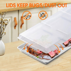 Ofhedeve lid keeps contents fresh between batches in home freeze-drying.
