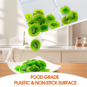 Ofhedeve non-stick lid for Harvest Right trays eases food release.