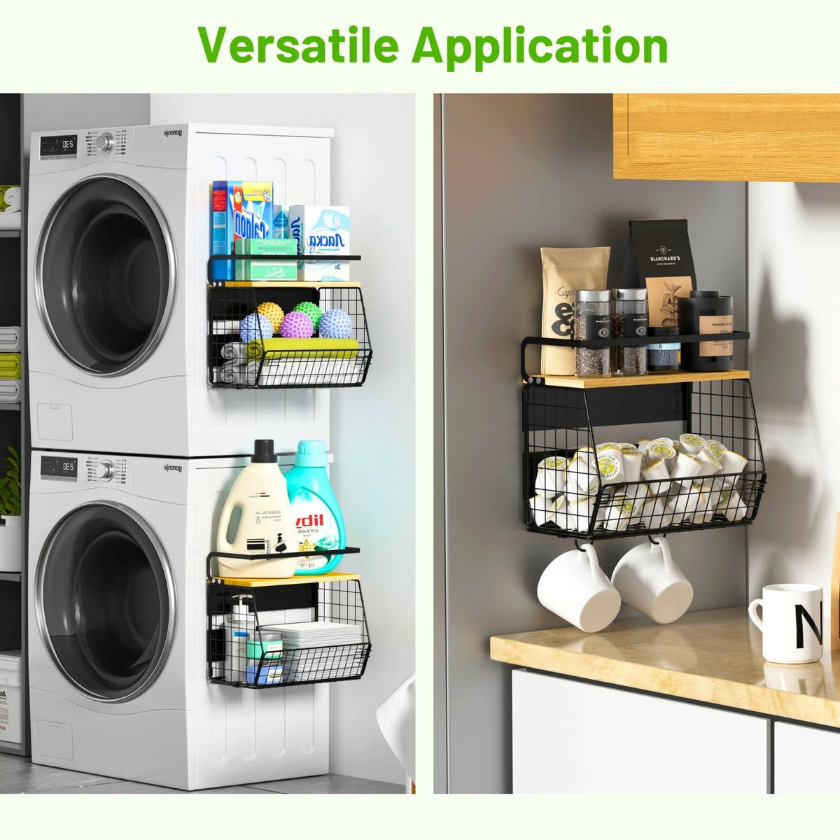 Ofiray-home kitchen counter organizer helps declutter cabinets and surfaces.