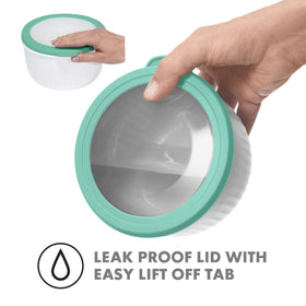 Oggi airtight-leakproof lid keeps leftovers secure and mess-free.