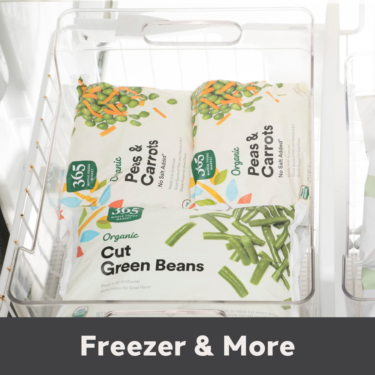 Oggi craft storage bin keeps small items tidy in a closet or craft cabinet