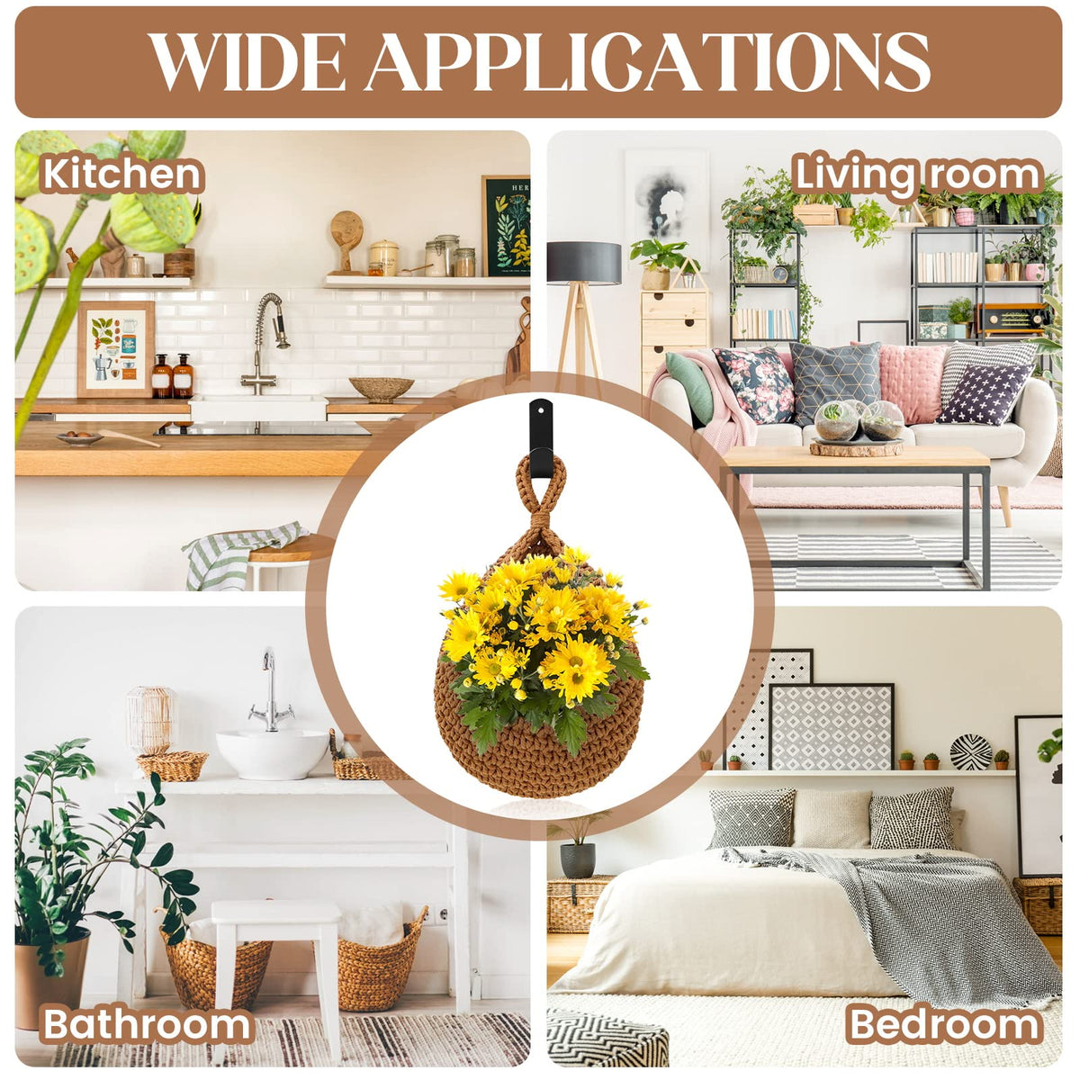 OGOTEZ wall decor and storage idea for kitchens or dining spaces