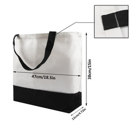 OKBA tote bag size 15x18-5 inches ideal for large designs