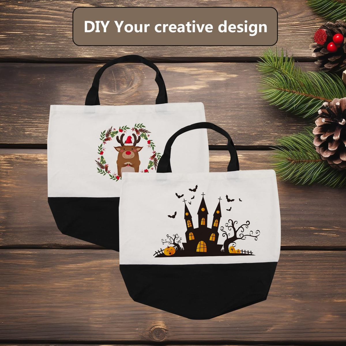 OKBA patchwork tote design, ideal for personalized gifts and everyday carry.
