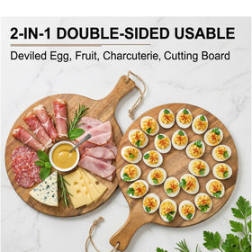 Okllen food-safe oil finish ensures non-toxic surface for serving