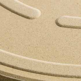 Old Stone 16-Inch pizza stone serves slices with a crisp, clean crust.