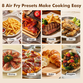 OLIXIS roast and bake modes for versatile meals with even results