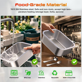 Omboos removable divider lets you separate portions for easy meals.