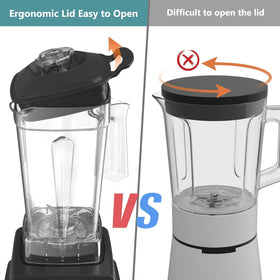 OMMO blender in action blending a smoothie for quick meals.