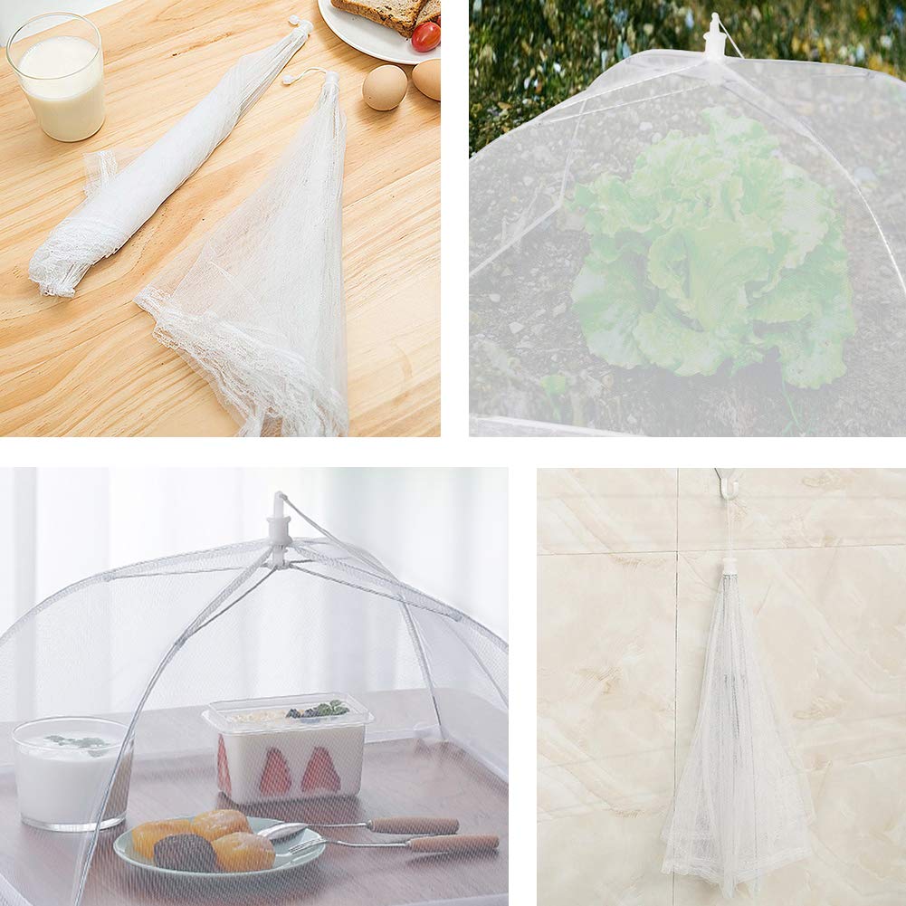 Onarway outdoor-use screen fits picnics and barbecues for clean meals.