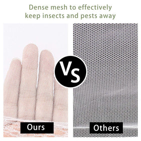 Onarway fine polyester mesh closeup shows breathable, insect-protective coverage.