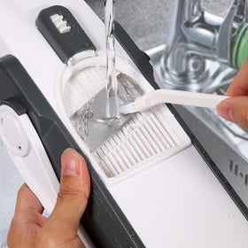 ONCE FOR ALL cleaning brush included for thorough residue removal