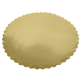 ONE MORE gold cakeboard recyclable cardboard supports easy disposal.