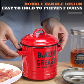 ONEARF gift-ready grease container packaged for gift-giving to home cooks.