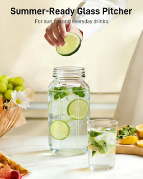 OneDream pitcher in fridge-ready setup for cold beverages.