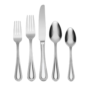 Oneida Countess 45-piece flatware set for 8 shines on the table, ideal for everyday dining.