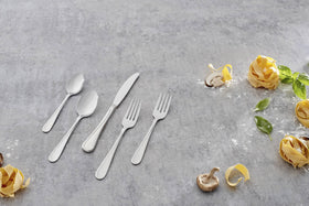 Oneida mid-century-inspired design adds timeless elegance to dining.