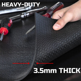 ONREVA toolbox liner easy-to-cut 22in-wide roll fits interior spaces quickly.