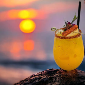Oojami mimosa-bar glasses add flair to brunches and celebrations