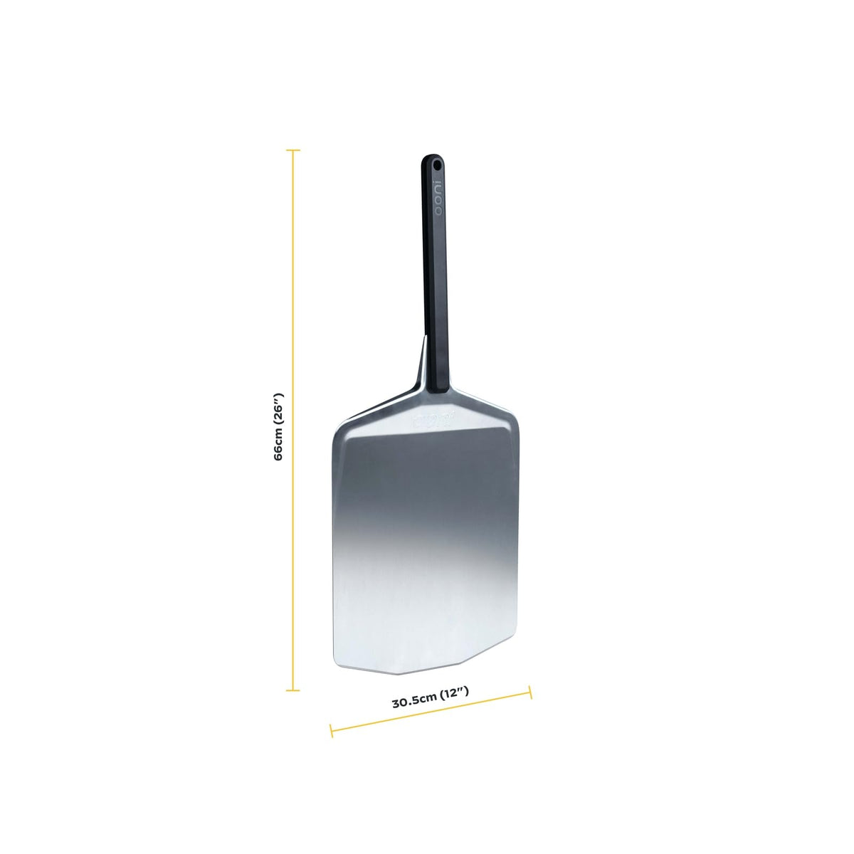 Ooni 12-inch peel surface is smooth for seamless dough sliding