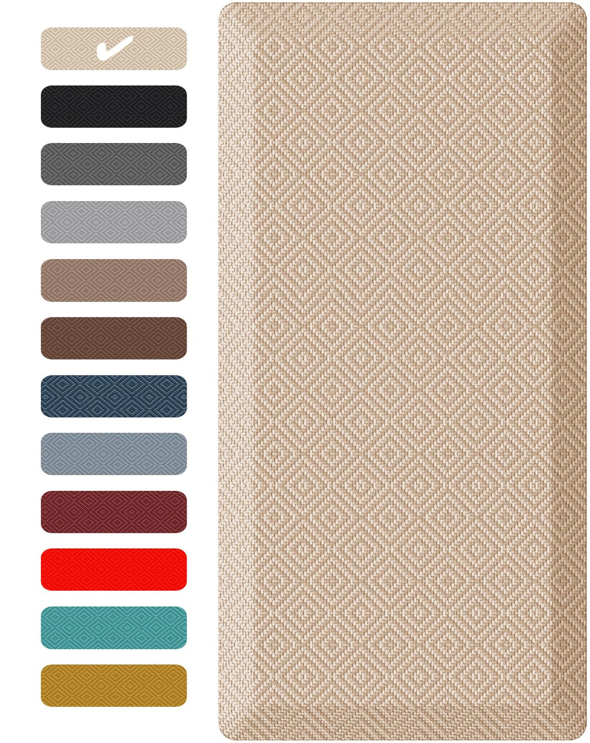 Ophanie kitchen mat anti-fatigue close-up showing cushioned surface for standing tasks