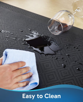 Ophanie kitchen mat beveled edge reduces tripping risk