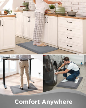 Ophanie mat features eco-friendly foam core for resilient support.