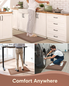 Ophanie office standing-use mat supports long hours at the desk.