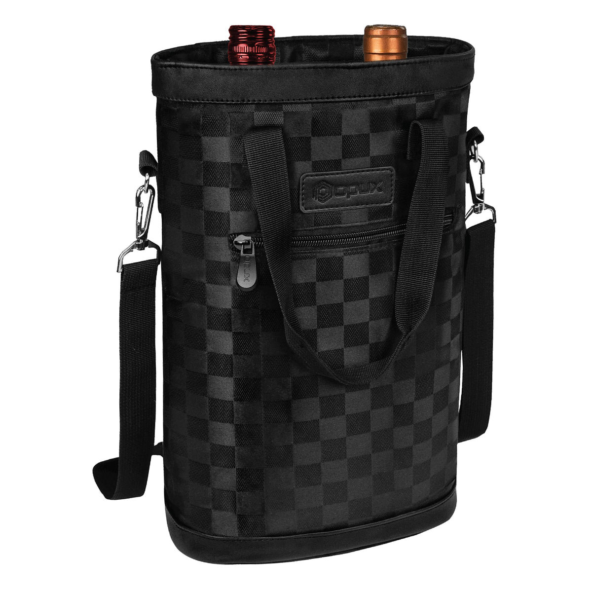 OPUX insulated leakproof wine bag maintains ideal temperature for hours.