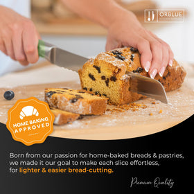 Orblue bread knife ready for daily use in home kitchens