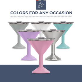 ORCA Tini 13oz pink poolside cocktail ready for sun.