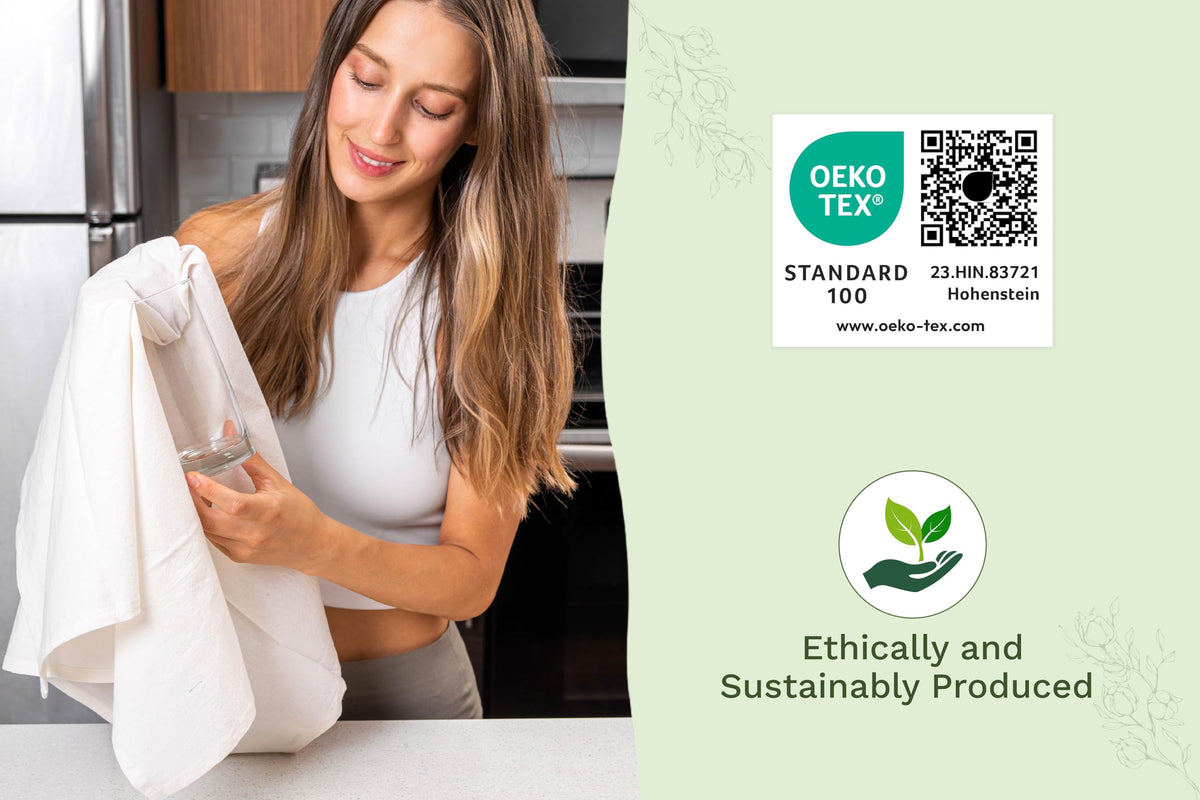 Organic Cotton Mart embroidery-ready towels showcase craft potential and customization ideas