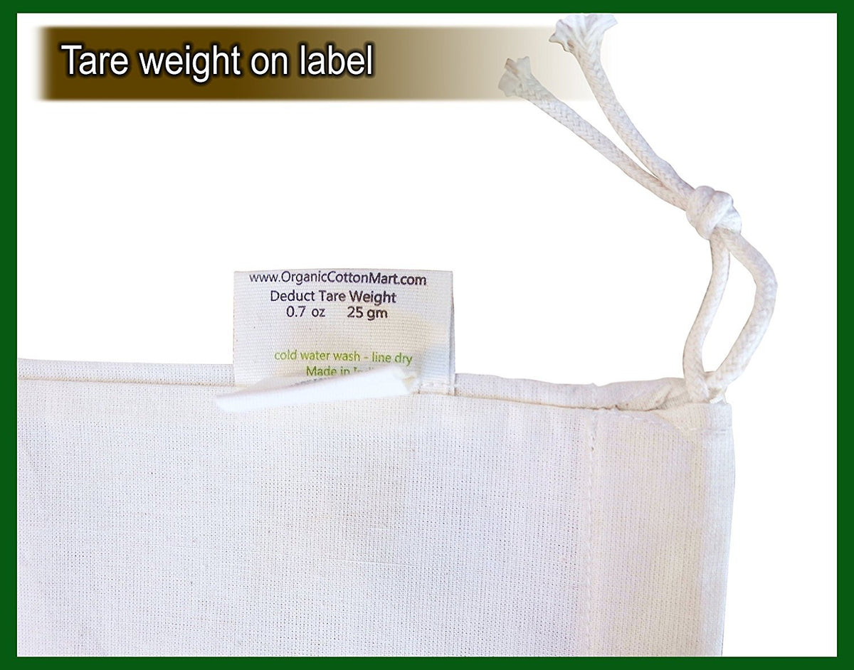 Organic Cotton Mart 2L bag being used for berries to keep them crisp