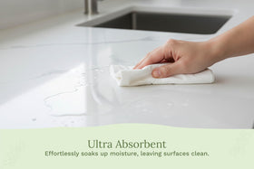 Organic Cotton Mart zero-waste towels help reduce disposable kitchen towels