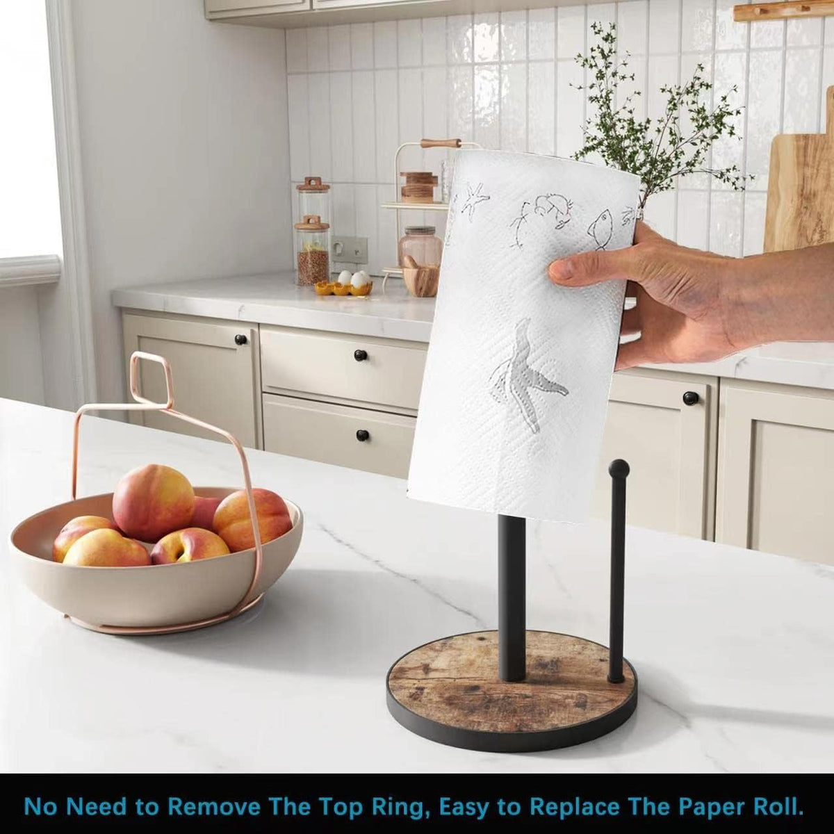 OROPY easy-tear bar keeps towels securely in place for one-handed tearing.