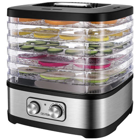 OSTBA food dehydrator with five trays for efficient batch drying