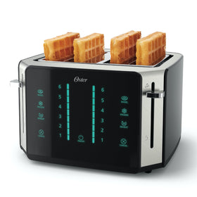 Oster 4-slice toaster touchscreen for precise browning and easy control